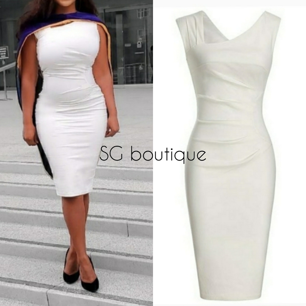 🆕⭐White bodycon pencil dress